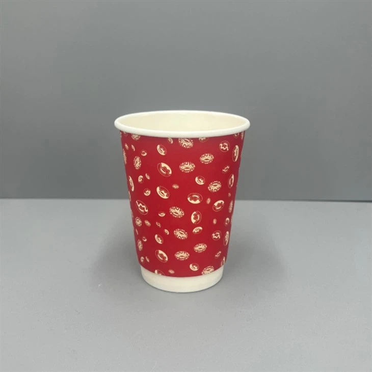 12オンス二重壁コーヒー紙コップ