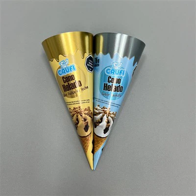 カスタムプリントされたアイスクリームコーンスリーブ